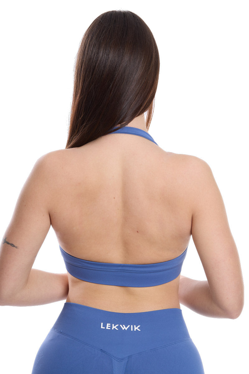 Top sportivo blu ardesia modello IMMO